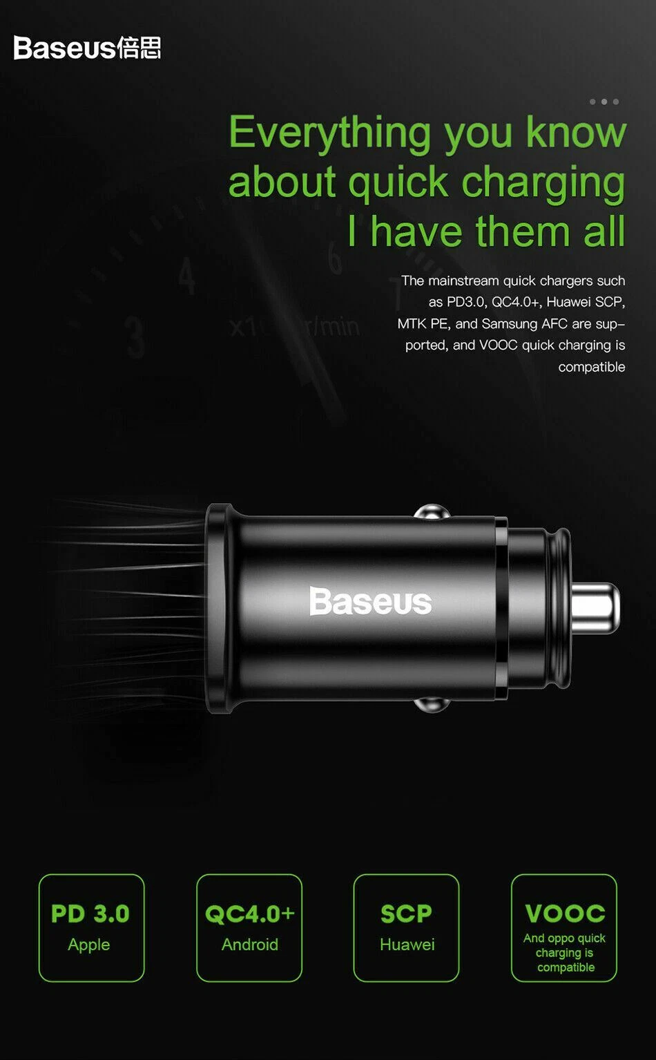 30W Dual USB C Quick Charge QC 4.0 Car Charger For iPhone Samsung huawei google detay görseli 8